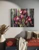 Canvas Print, Red Flowers