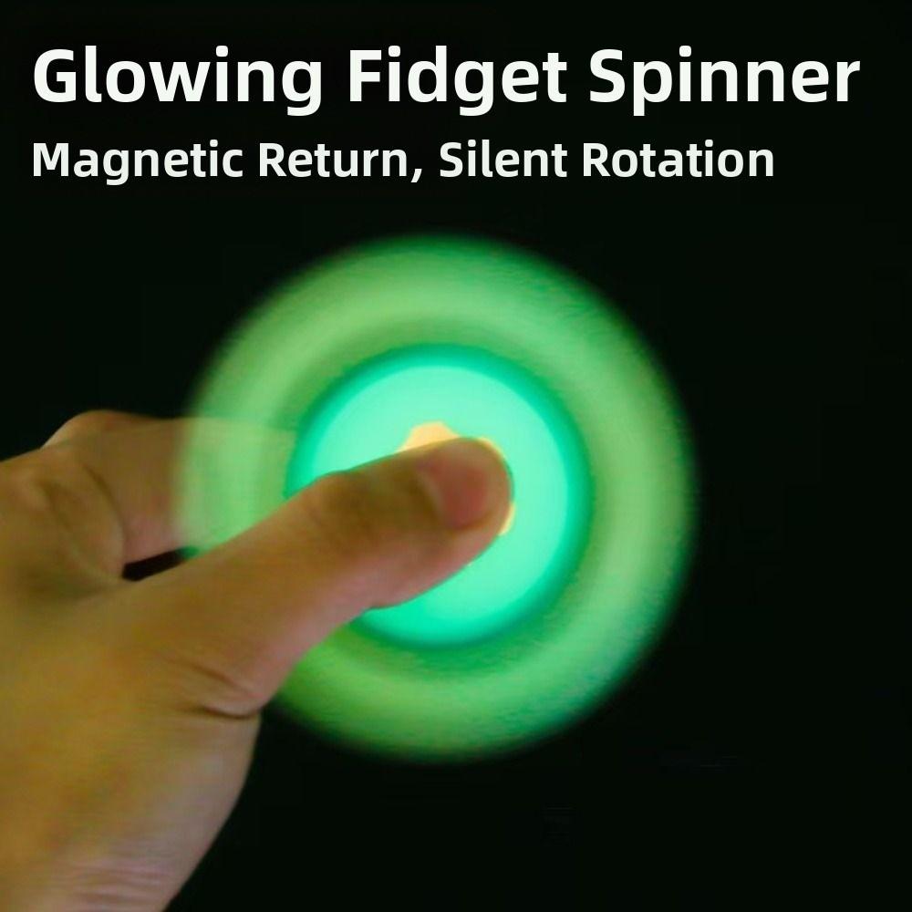 Luminous Luminous Fidget Spinner Rotator Design Gyroscope Toy Creative Spinning Top Kids Gifts