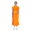 Milliu [Mxm1Fkdss002Og]Twisted Knit Dress Short-Sleeve