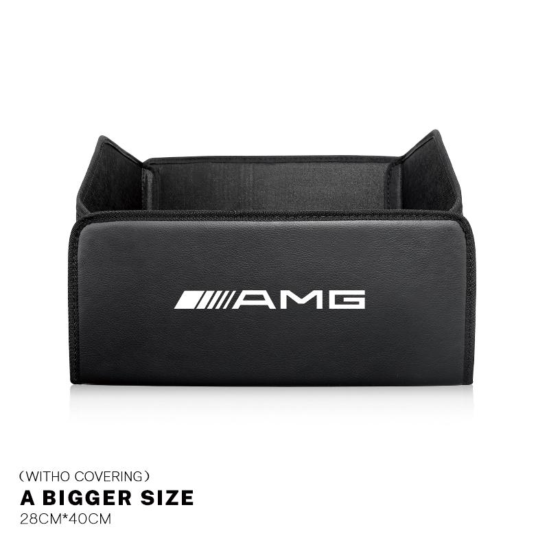 Car Large Organizer Storage Box Collapsible Tool Camping Box Accessories Car Decal For Mercedes Benz AMG W214 W205 W204 W206 W21