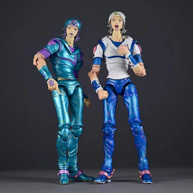 15cm Anime Action Figure Johnny Joestar Gyro Zeppeli Jojo'S Bizarre Adventure Collection High Quality Model Festival Gifts