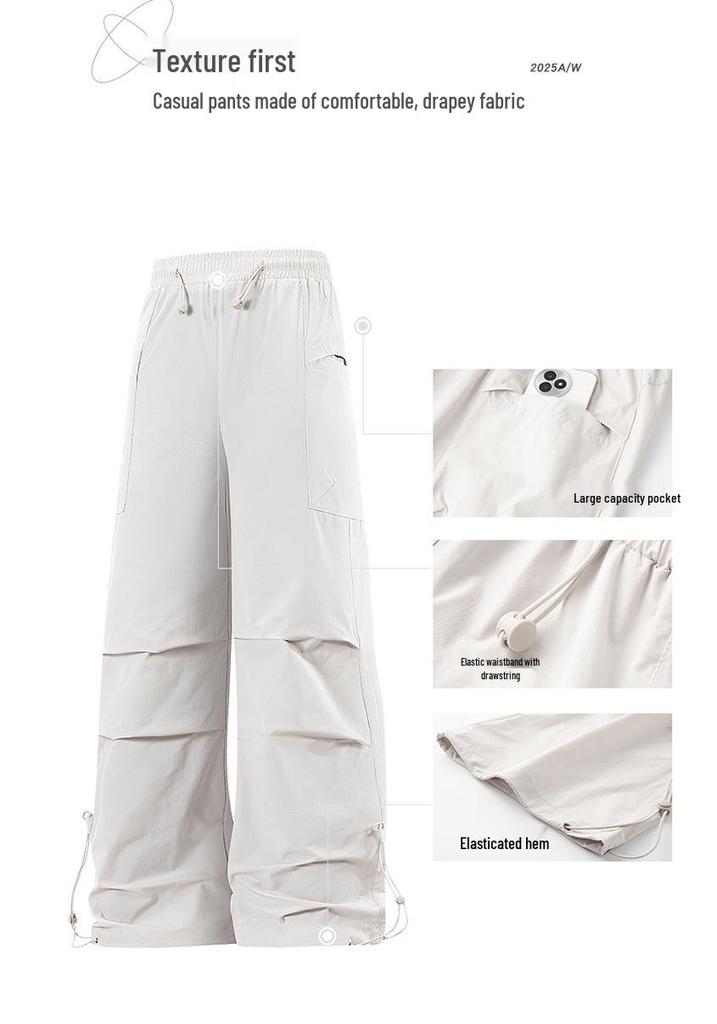 Pantaloni Cargo da Escursionismo per Uomo e Donna: Pantaloni da Alpinismo, Paracadutista, Casual, Asciugatura Rapida, Protezione Solare.