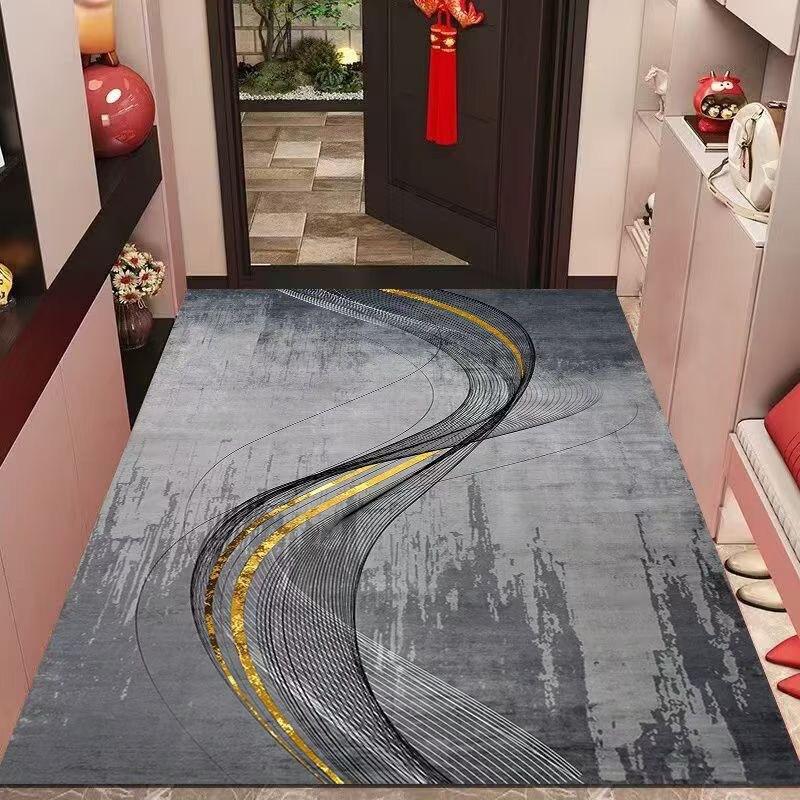 

Входной ковер в фойе Грязеотталкивающие ковры из хрустального бархата Абсорбирующие коврики для ног Дверные коврики 80 * 100 cm