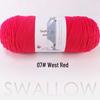 Large Skein 5-Ply Milk Cotton Yarn: Luxurious Plush for Doll Making & Seat Cushions, Available in 80 Colors