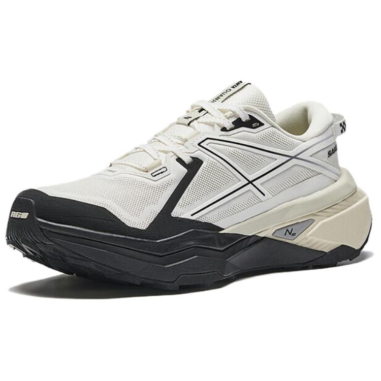 Anta Falcon 2 Wygodne Wszechstronne Antypoślizgowe Amortyzujące Trwałe Buty do Biegania Trailowego z Niskim Cholewkiem Męskie Sneakersy Białe Szare Czarne 112515502A-4