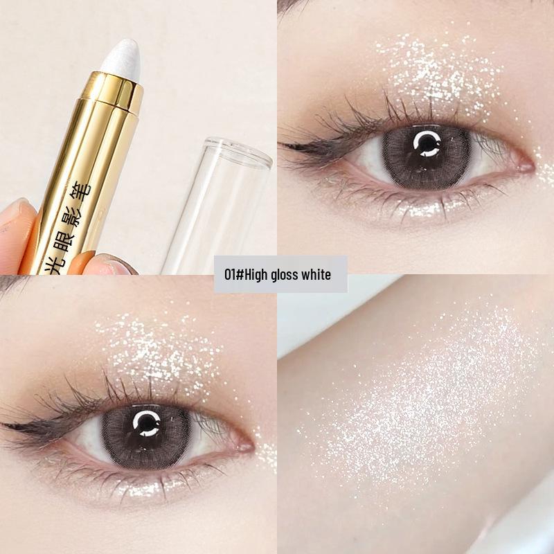 MKING PRETTY Dual-Ended Eye Makeup Pencil: Eyeshadow, Under-Eye Bag Concealer, Highlighter, Micro-Pearlescent Matte Finish