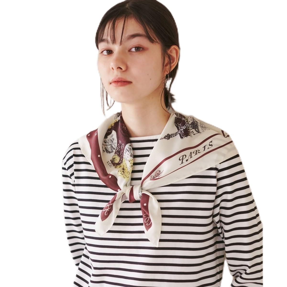 

Picnic PARIS cityscape brown F [Rope Passage] scarf, (22),