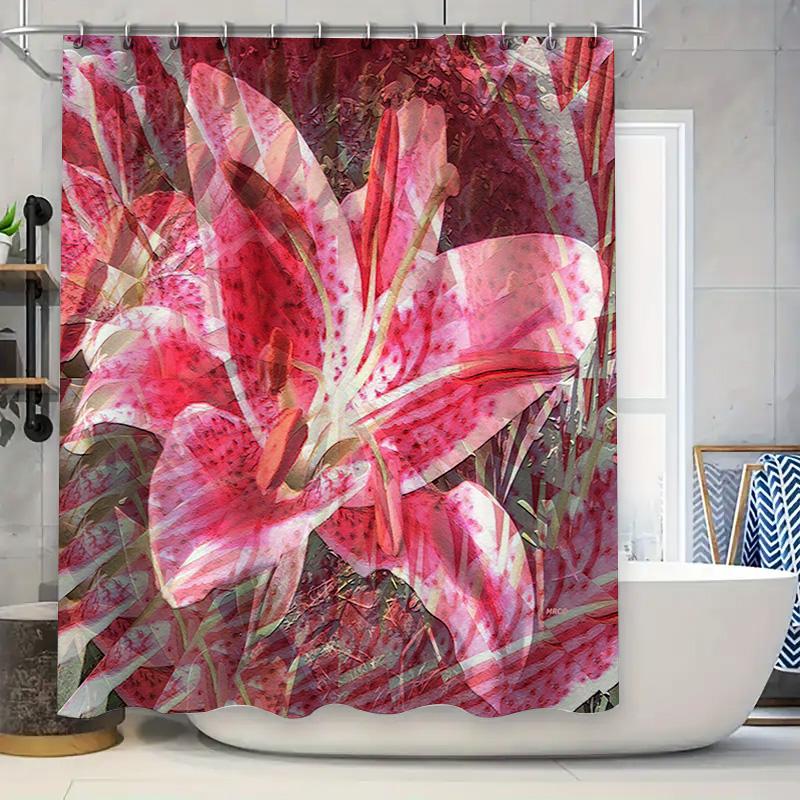

Unique Bathroom Decor Just Be You Pet Portrait Shower Curtain For Dog Lovers In Multicolored Design W60H190(CM)-1 Pcs