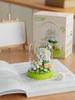 Sunflower Lego-Compatible Flower Pot Dust Cover - Educational Assembly Toy for Girls