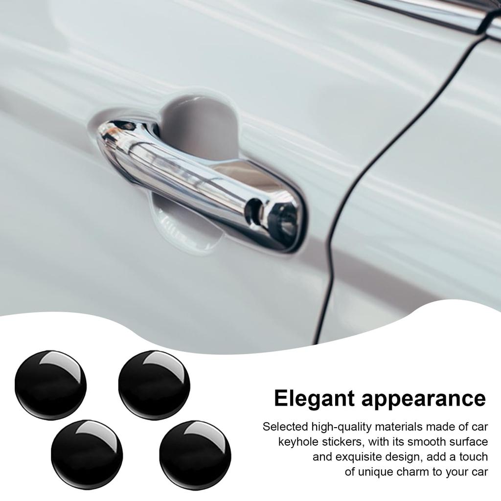 Car Door Screws, Keyhole Cover | 4 Pcs Anti Blocking Car Keyhole Protector Decoration