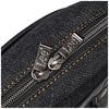 Lee Symbole Mini Shoulder Denim X Faux Black Bag, Leather, 320-3263,