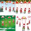 Charming Santa Claus Snowman Christmas Home Ceiling Decoration Parachute Doll Toy