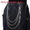 Punk Style Metal Body Chain With Spiky Pendant For Unisex Hiphop Fashion