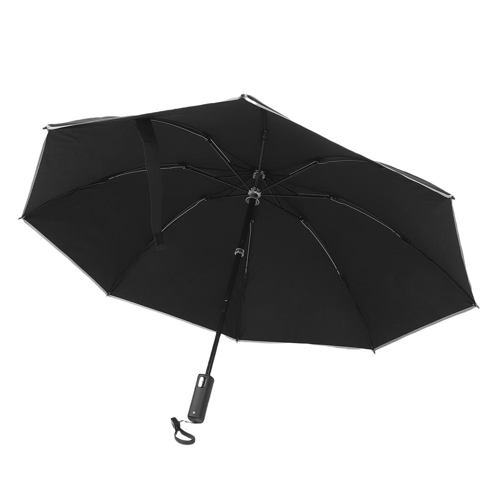 Inverted Electric Umbrella Compact Reverse Folding Umbrella Windproof Travel Umbrella for Sun Rain One Button Open Close