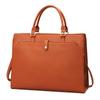 Fashion Women's PU Leather Briefcase Handbag Messenger Laptop Bag 15.6 Inch Lady Shoulder Case For MacBook Air Pro PC Notebook