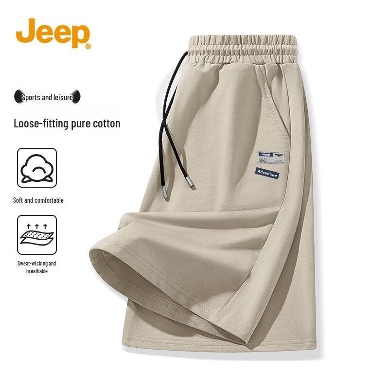 JEEP Men s 2026 Summer Cotton Relaxed Fit Shorts XL