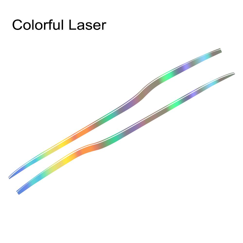 2Pcs Car Side Body Waistline Stickers Racing Stripe Vinyl Film Decals Auto Accessories For Dodge Challenger SRT Hellcat SXT GT