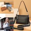 Fashionable Genuine Leather Crossbody Bag, with High-end Style, Multi-layered and Large Capacity, Single-shoulder Bag