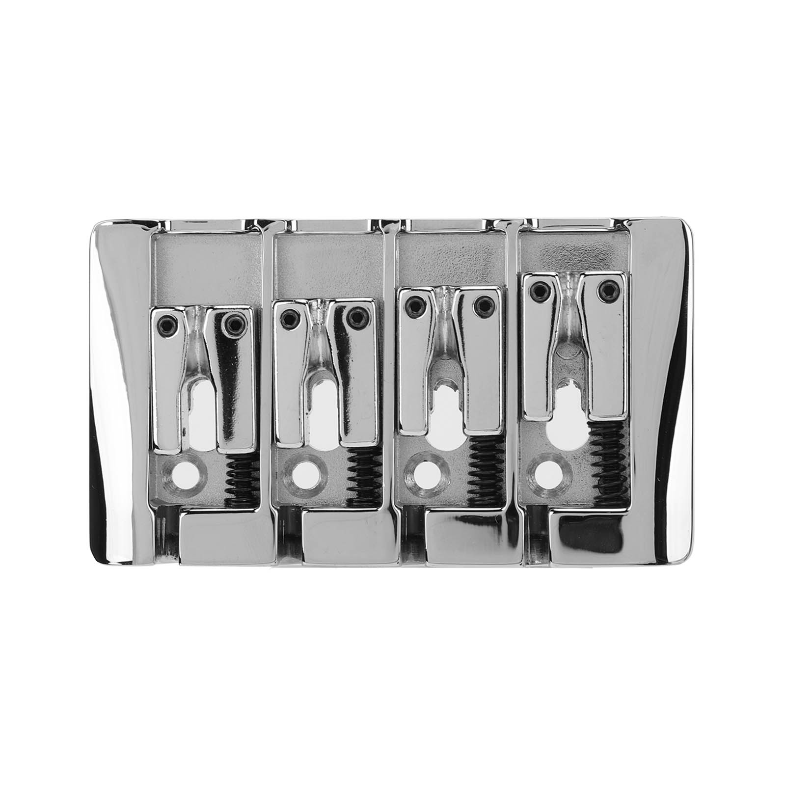 Бридж для электробаса 4-струнный металлический хвостовик аксессуар для инструмента серебристый BA1012