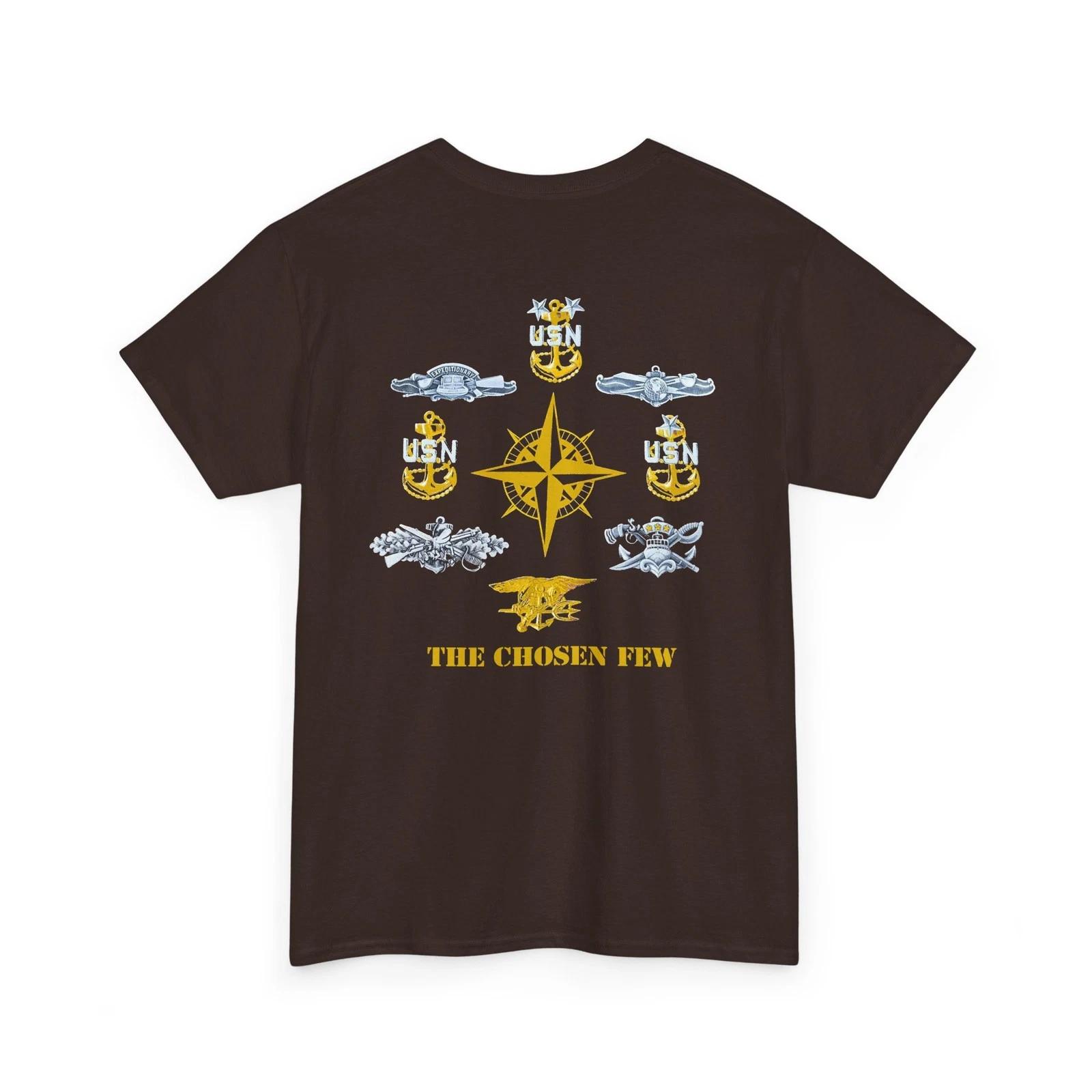 Rare Navy SEAL CPO Morale T-Shirt, Gift for Military Veterans and Patriots, M