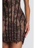 2026 Spring/Summer Women's Lace Bandeau Striped High-Waisted Slimming Dress