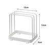 Yamazaki Cutting Board Stand, White, Approx. 12cm W x 9cm D x 12cm H, Plate, Cutting Board Storage, 2496