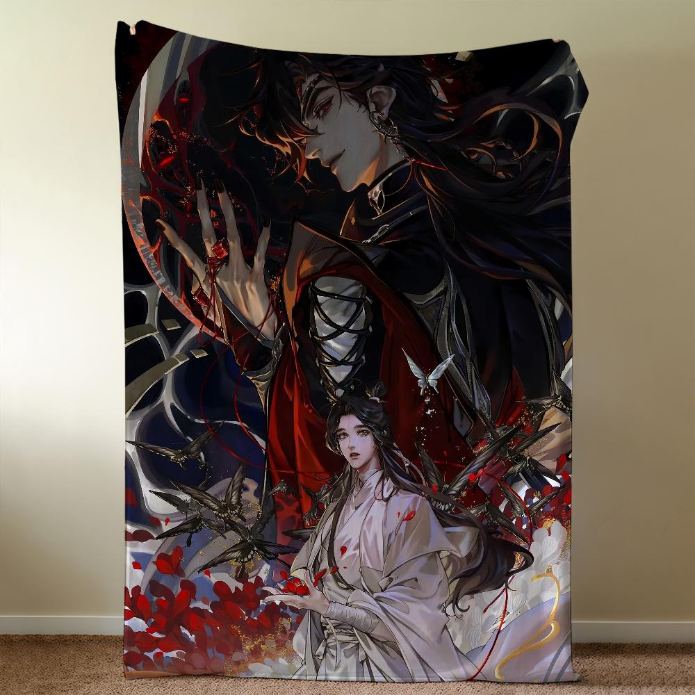 Heaven Officials Blessing Blanket Throw Super Cosy Plush Living Room Sofa Couch Childish Birthday Gifts