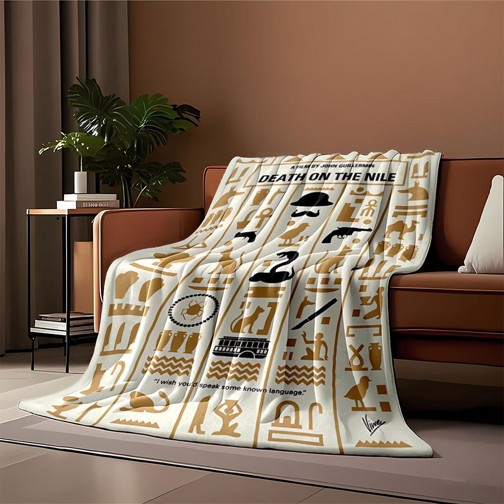 Tod auf dem Nil Kunstdecke für alle Jahreszeiten Decke Mittagspause Überwurf Geschenk