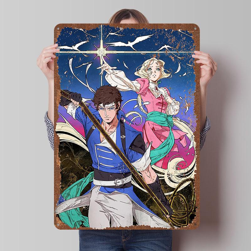 CastlevaniaS Tinplate Posters Customizable Wall Art Retro Vintage Metal Tin Signs for Gaming Room Decoration Aesthetic House