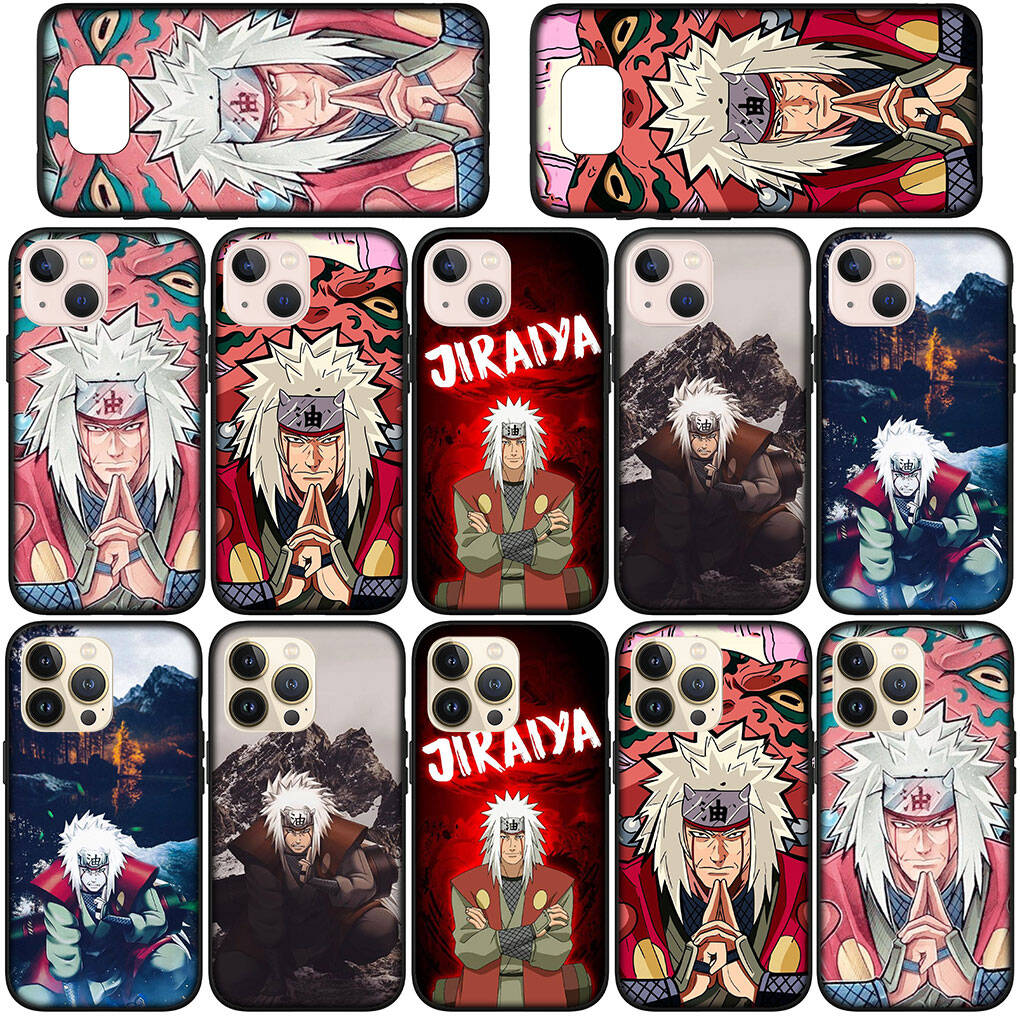 Phone Case for iPhone 17 15 16 Plus X XR Redmi Note 14 12 11 13 Pro Max Huawei P30 P20 Lite Y9 OPPO A60 A40 A80 A18 A16 A54 Jiraiya Anime Naruto Cover