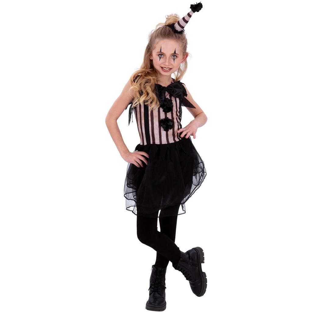 Smiffys Girls Vintage Clown Costume Set
