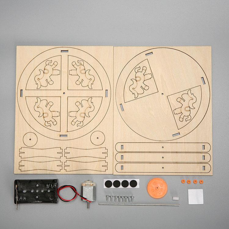 Science Small Making DIY Carousel Horse Children's Handmade Primary School Science Experiment Steam Education Science And Education Teaching Aware