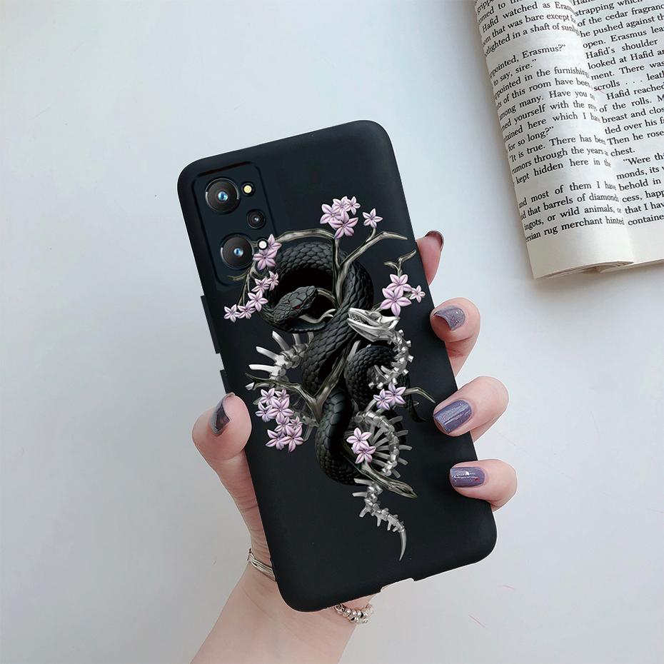 For Realme GT Neo 3T Case Realme GT Neo 2 GT2 Cover Rainbow Flower Soft Silicone Protective Phone Bumper Realme GT Neo 3T 2 Case