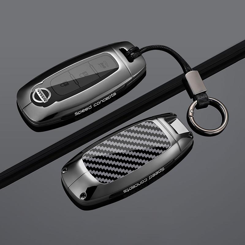 for Nissan X-trail t33 Kicks Qashqai J12 Juke Teana Altima Ariya zinc alloy car key case holder key cover accessories 2023 2026