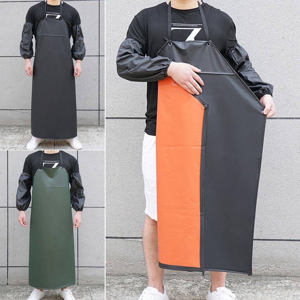 Schwarz Grün Küchenschürze Wasserdicht Aquatische Metzgerei Lebensmittelschürze Langlebige Kochschürze Kochschürze Garten