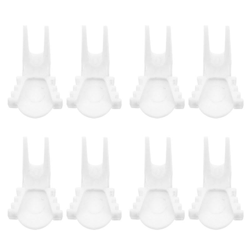 8Pcs Bird Fruit Fork Feeder Plastic Parrot Food Holder Secure Snack Clip for Cage Easy Cleaning Versatile Vegetable Feeding Tool