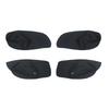 4pcs Microfiber Leather Manual Control Window Car Door Handle Armrest Panel Cover Trim For VW Golf 4 MK4 Jetta 1998 - 2004 2005
