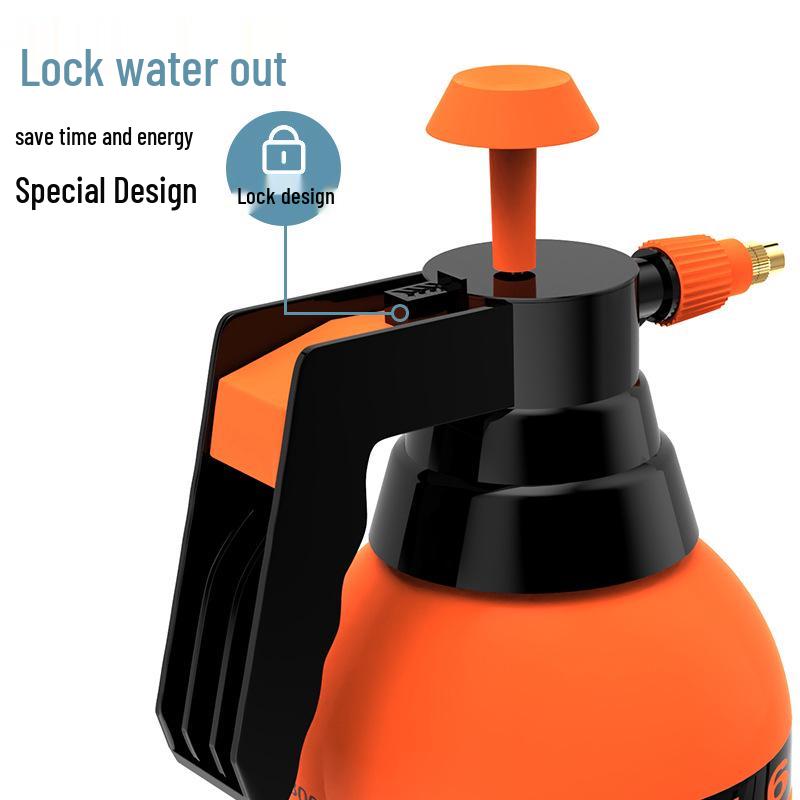 3L High-Capacity Watering Can with Manual Pump Sprayer for Home Use