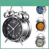 Alarm Mechanical Clock Loud Double Bells Metal Alarm Clock Power Supply