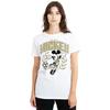 Disney Womens/Ladies Mickey Mouse Laurel Football T-Shirt