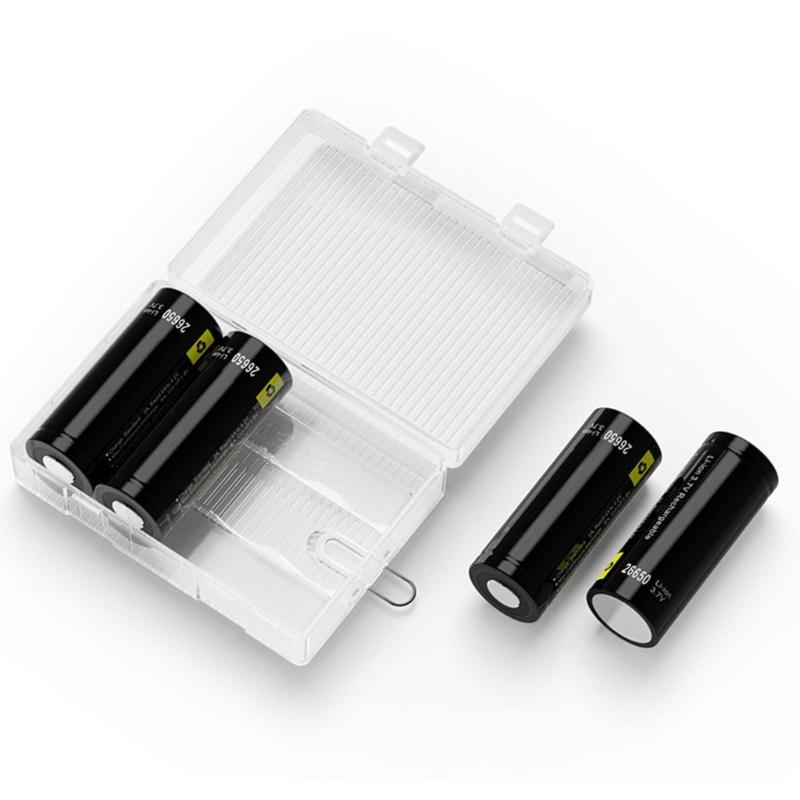 Convenient Battery Storage Case for 26650 Batteries Secure &Organize Batteries with This Plastic Storage Case Box
