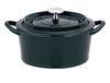 Ishigaki Sangyo Bon Bonnet Majolica Cast ABVB803 Cocotte, 12cm, Green, Iron, China,