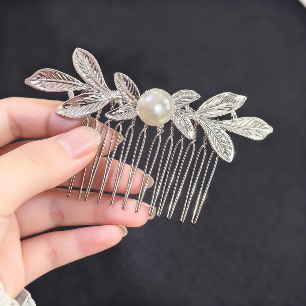 Metal Handmade Flower Hair Comb Pins Wedding Bridal Styling Hair Clip Pins Fashion Insert Hairpins Hair Accessories Gifts