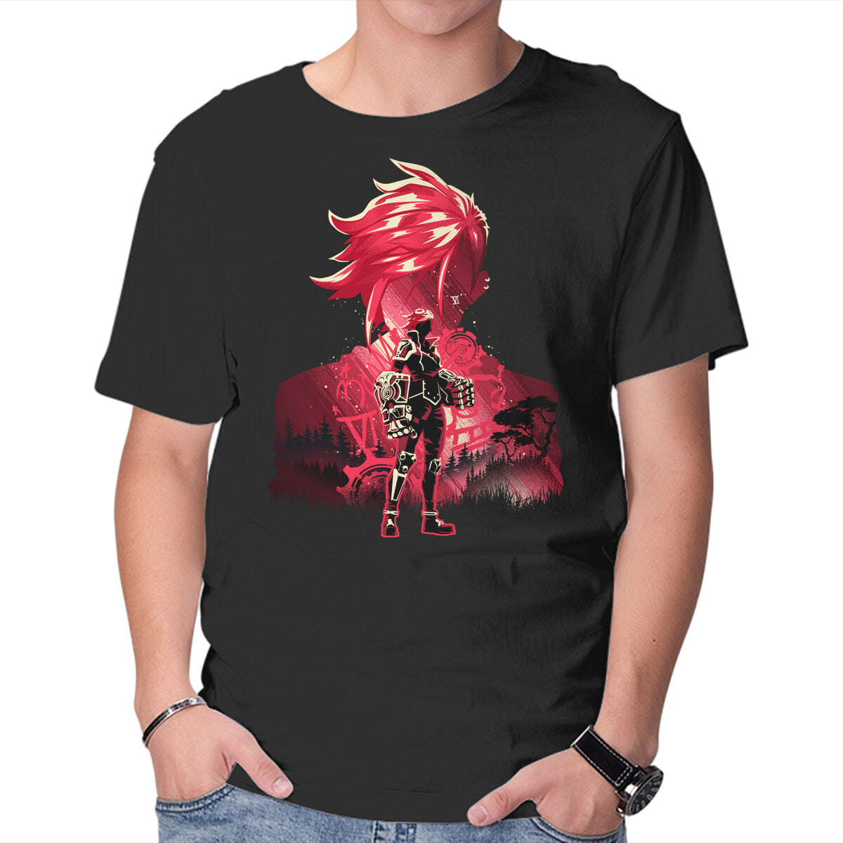 Unisex Crew Neck T-Shirt Vi Is Violet Graphic Short Sleeve Casual Tee XXXXL