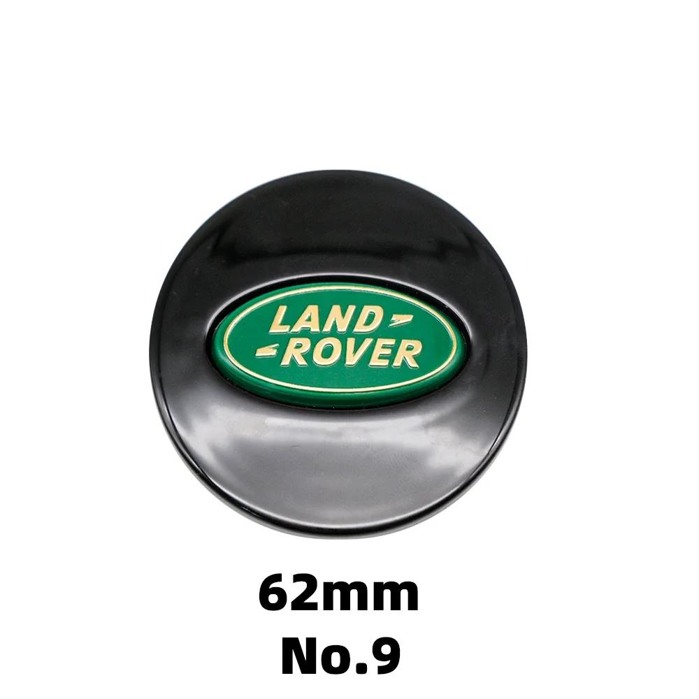 4Pcs 62mm Car Styling Car Wheel Center Hub Cap Covers Badge For Land rover SVR Discovery Velar Evoque Range Rover L322 L405 L551