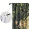 Forest Elves Printed Curtain for Home Decor - Rod Pocket Window Treatment for Bedroom, Kitchen, Living Room