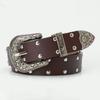 Belt Women's Rivet Belt Millennium Style American Vintage Heavy Industry Punk Belt