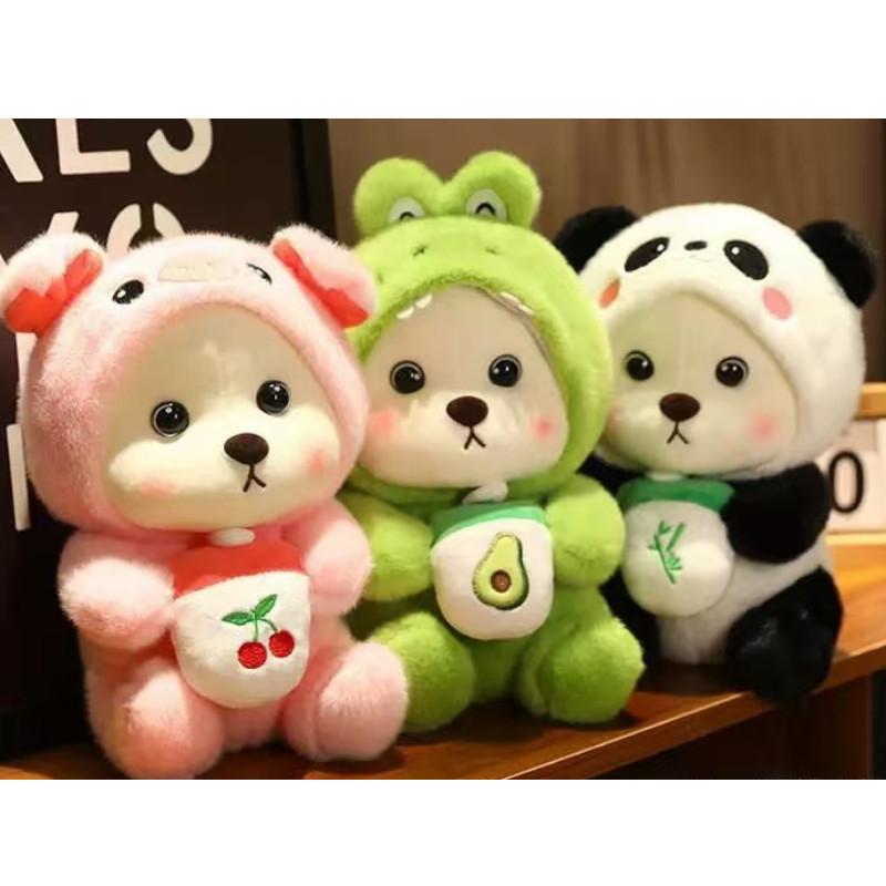 Unicorn Plush Toy 25cm Water Crystal Soft Stuffed Animal For Kids Gift