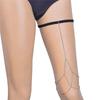 Sleek Nightclub Thigh & Ankle Body Chain - Beach & Vacation Jewelry