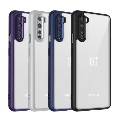Oneplus Nord AC2001 AC2003 Hoesje Transparant TPU Schokbestendige Bumper met Transparante Achterkant Hard Cover Telefoonhoesje voor Oneplus Nord AC2001 AC2003